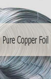 Нержавеющая проволока Проволока Pure Copper Foil